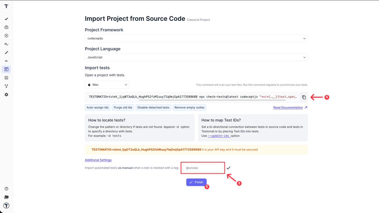 Testomatio - Import from markdown