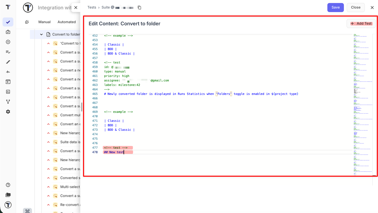 All changes in Bulk Edit